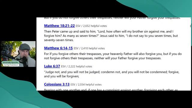 Forgiveness Matthew 18:21-22 and more смотреть онлайн
