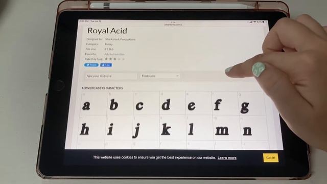 how to download fonts to procreate on an ipad! (+ a shadowed lettering quote tutorial) смотреть онлайн