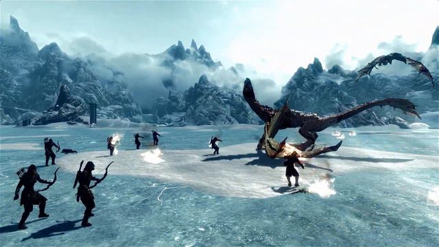Skyrim Battles - Naaslaarum & Voslaarum vs The Blades смотреть онлайн
