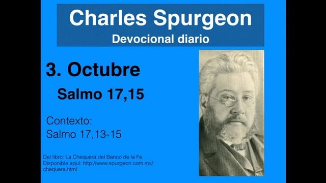 Salmo 17,15. Devocional de hoy. Spurgeon en español. смотреть онлайн