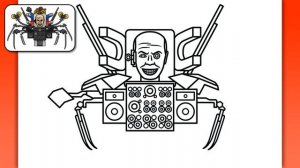 КАК НАРИСОВАТЬ СКИБИДИ УЧЁНОГО С МАГНИТОМ из Скибиди Туалет Мультивселенная