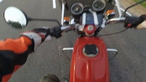 ЯВА максималочка  jawa 638 максимальная скорость замер по GPS