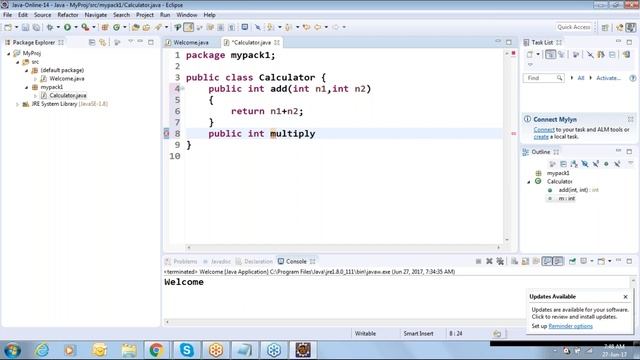 Core Java Tutorial for Beginners |Session - 14 | eclipse IDE | Packages in Java | Access Modifiers смотреть онлайн
