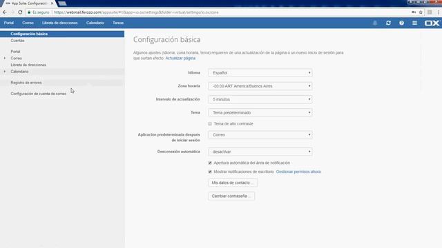 Correo - Webmail Ferozo redireccionar email смотреть онлайн