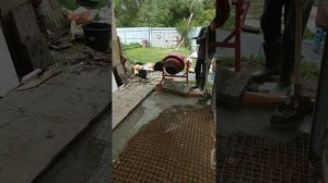 Площадка для мангальной зоны своими руками.