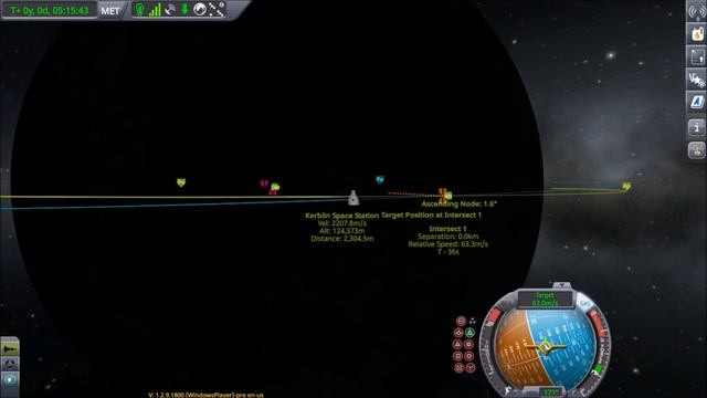 [Kerbal Space Program] How to efficiently match orbits to prepare for docking. смотреть онлайн