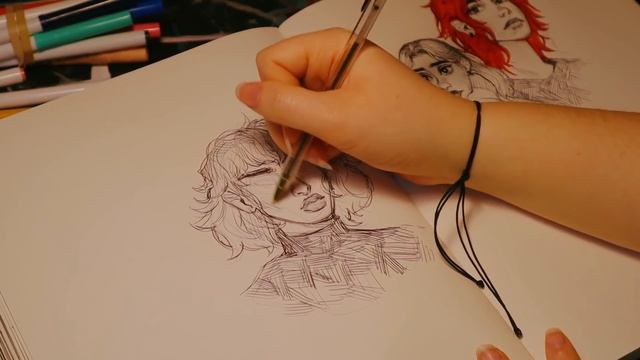 All the Pinterest girls | Sketchbook Session #1 смотреть онлайн