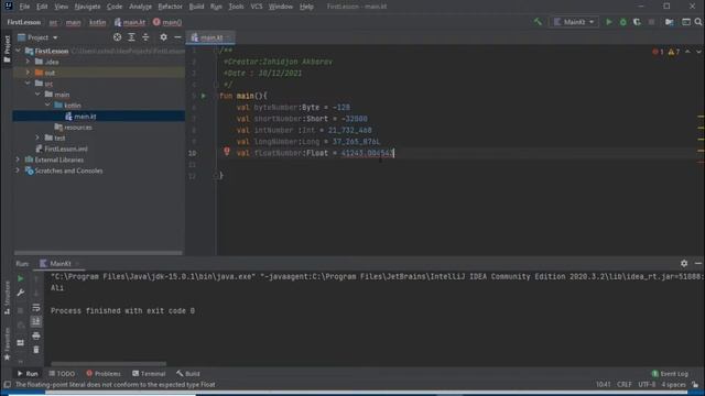 Kotlin dasturlash tili | 2- Dars,Ma'lumot turları. val vs var. смотреть онлайн