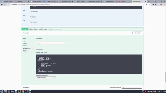 Spring Boot food order application смотреть онлайн