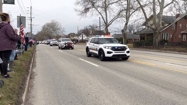 Funeral Procession for Chief Justin McIntire смотреть онлайн
