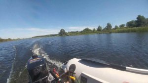 Parsun 3.6 розгон и глиссер