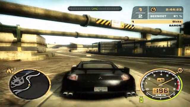 NFS Most Wanted gameplay Blacklist 10 Baron [HD] смотреть онлайн