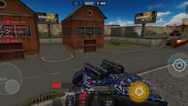 Как я играю в "Танки онлайн" на телефоне #1 смотреть онлайн