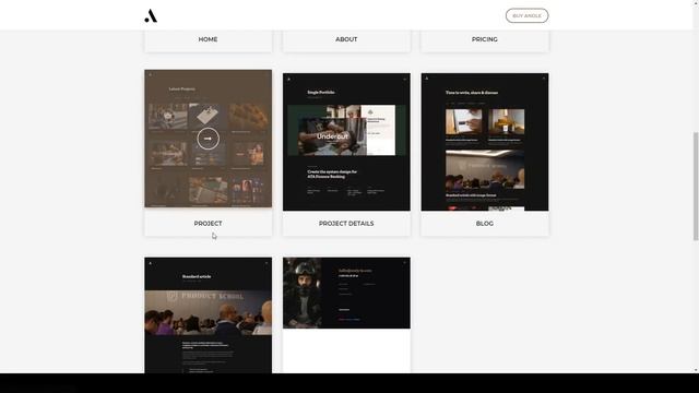 Andle - Vue Portfolio Template vue minimal portfolio vue cv смотреть онлайн