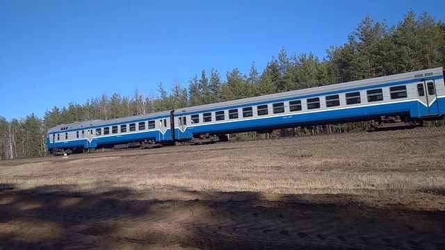 Дизель поезд ДРА-151 Могилёв-Жлобин, Беларусь смотреть онлайн