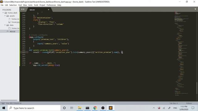 Video 5 - Python Analytics Dashboard - Mini Container Functionality смотреть онлайн