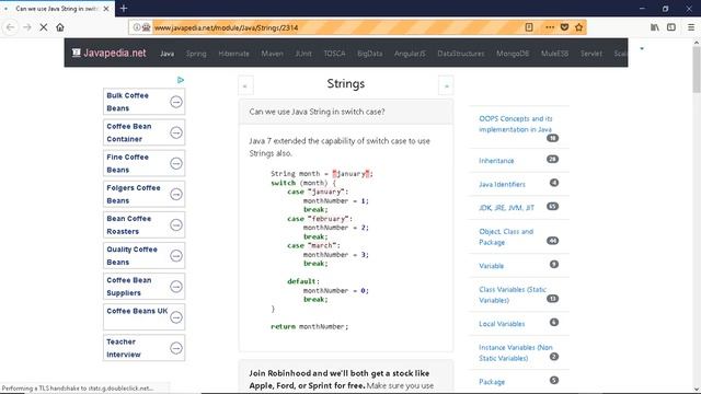 Can we use Java String in switch case?
| javapedia.net смотреть онлайн