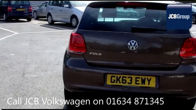 2013 Volkswagen Polo MATCH EDITION 1.2l Java Metallic GK63EWY for sale at JCB VW Medway смотреть онлайн