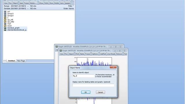 Residual diagnostics - Eviews смотреть онлайн
