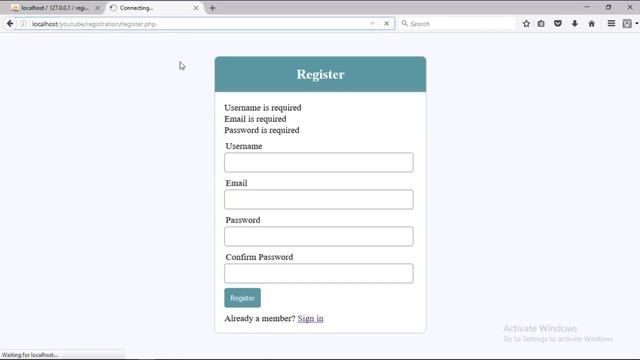 How to create user registration and login system with php and mysql смотреть онлайн
