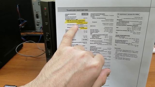 Panasonic SA-VK550 главный минус смотреть онлайн