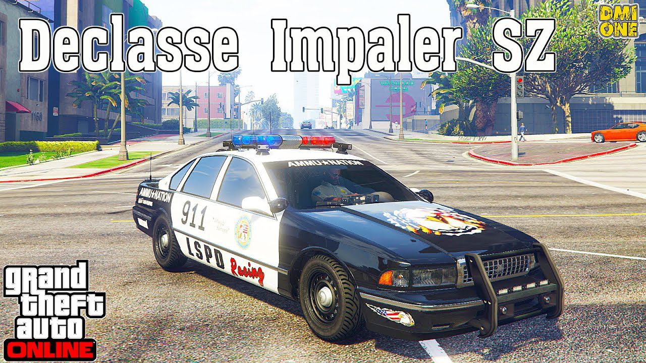 ПОЛИЦЕЙСКИЙ DECLASSE IMPALER SZ В GTA ONLINE (ТЮНИНГ И ОБЗОР ПО ФАНУ) смотреть онлайн
