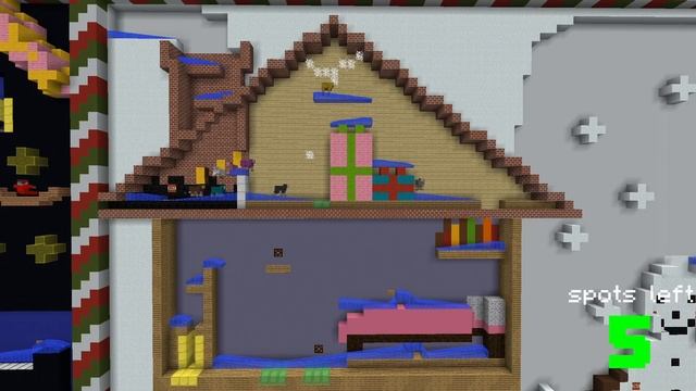 The Merry Sheep Race (Christmas Minecraft Marble Race) смотреть онлайн