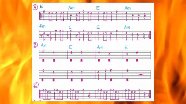 Musikschach - Tetris - Karaoke - Campfire Stile - Tabs смотреть онлайн