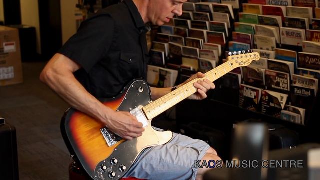 Fender Vintage Modified Tele Custom 3 tone sunburst смотреть онлайн