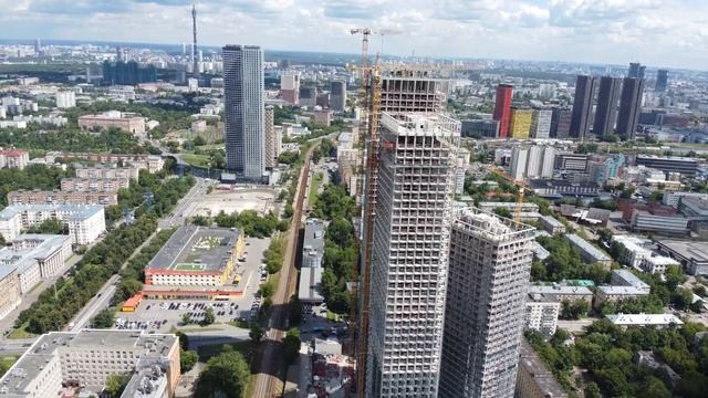 Строительство ЖК Петровский парк II и ЖК Symphony 34. 21.07.2023 смотреть онлайн