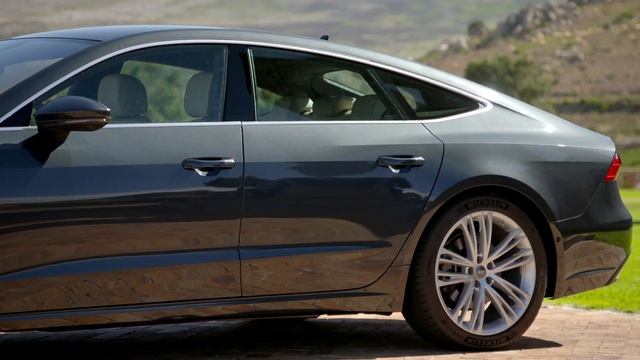 Audi A7 Sportback in Triton blue Exterior Design смотреть онлайн