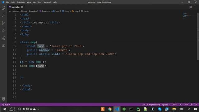 تعلم oop برمجة كائنية التوجه PHP الدرس 10 شرح oop الخاصية static والتعامل معها смотреть онлайн