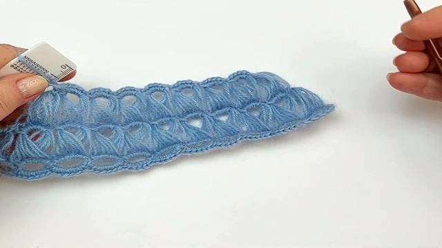 Вязание шали крючком "Перуанские петли " смотреть онлайн