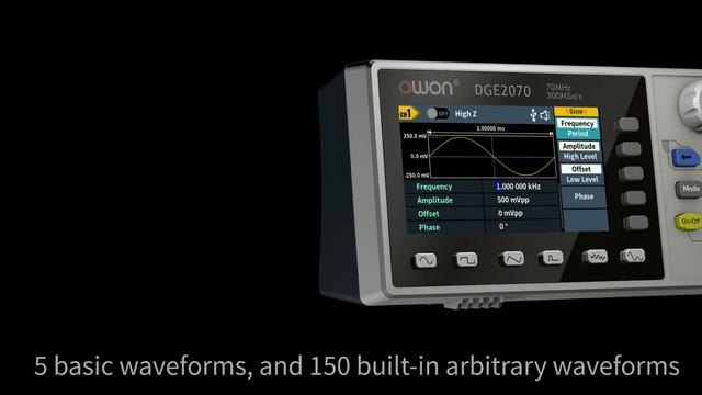 DGE2000 Series Arbitrary Waveform Generator, 35MHz/70MHz frequency output смотреть онлайн