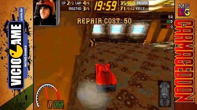 Carmageddon (1997) - Gameplay смотреть онлайн