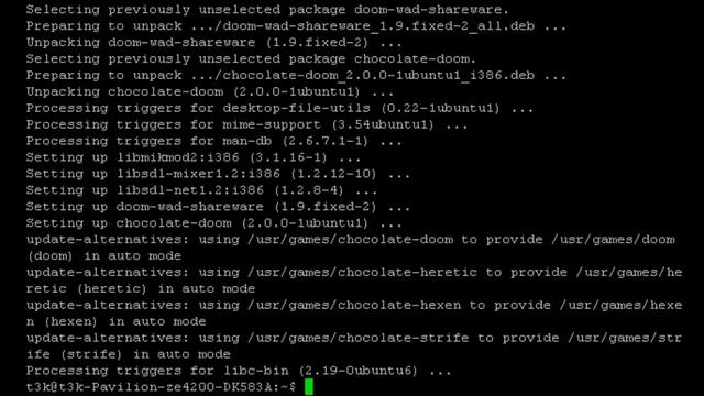DOOM in the Linux Terminal (+ Install) смотреть онлайн