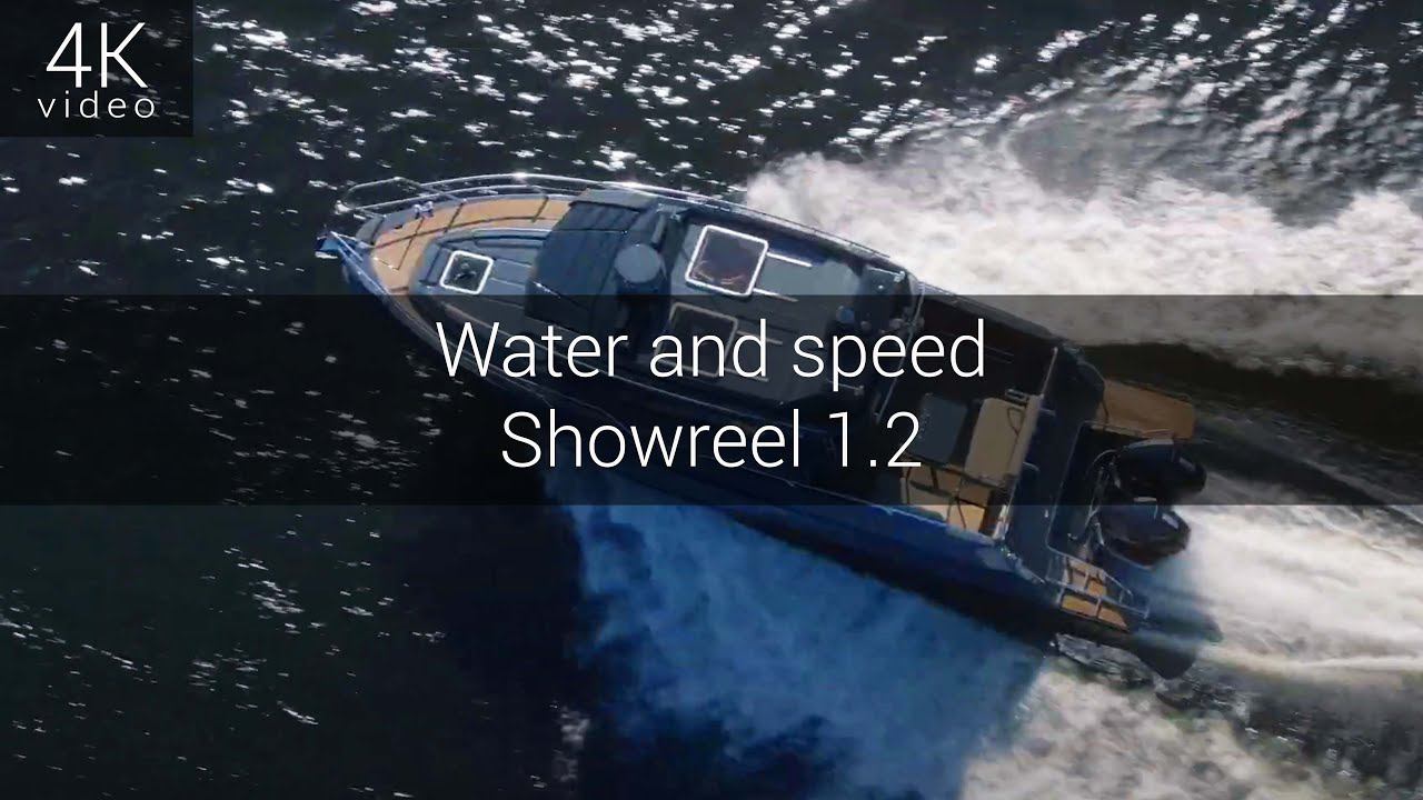 Пример съёмки с квадрокоптера водного транспорта и не только - Water Showreel 1.2 - 2020 год смотреть онлайн