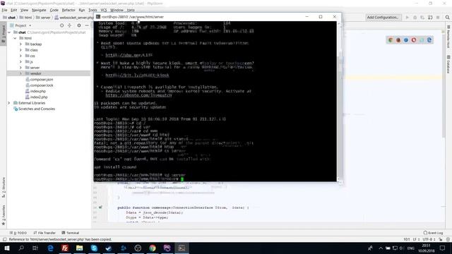 Вебсокеты в PHP. Websockets php. Ratchet websockets PHP смотреть онлайн