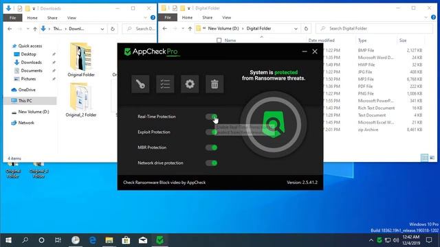 AppCheck Anti-Ransomware : Stop Ransomware (.hets) Block Video