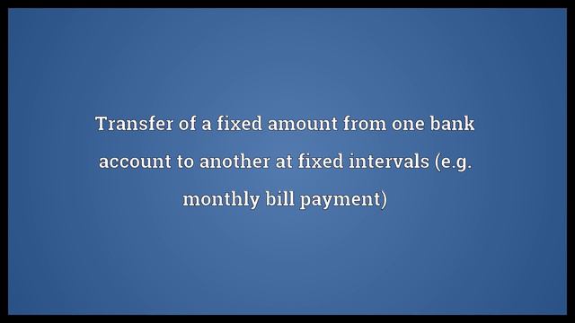 Standing Order Meaning