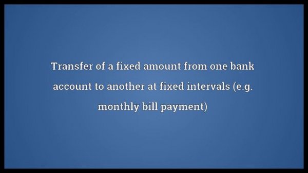 Standing order Meaning