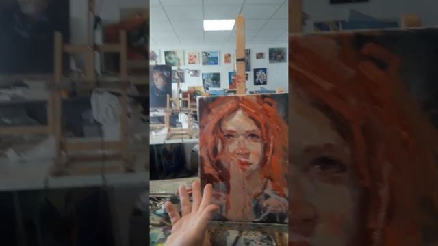 Как рисовать портрет руки человека маслом.уроки живописи онлайн бесплатно с Максом Скоблинским ч 1 смотреть онлайн
