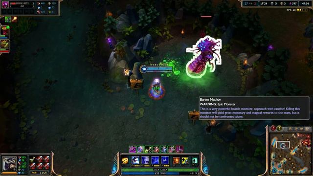 S3 PBE League of Legends: Max AD Quinn solo baron смотреть онлайн