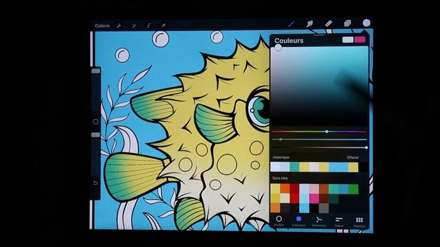Procreat Art : Puffer Fish  #relaxingart