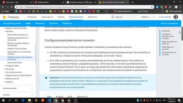 Simple Offline App ( Firestore Offline & Angular 7 PWA) смотреть онлайн