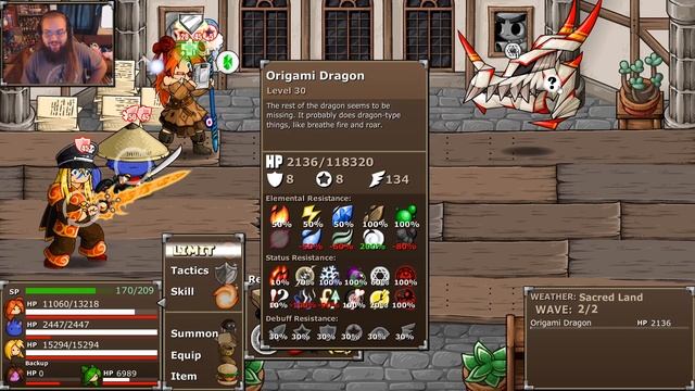 Epic Battle Fantasy 5 V2: E51 - Origami Whammy (Epic Remix)