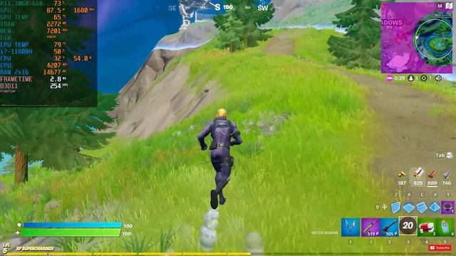 Fortnite RTX 3060 Laptop | Low settings 1080p | FPS TEST (Acer Predator Helios 300) смотреть онлайн
