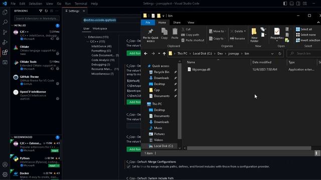 jsoncpp setup Windows - Cmake, Mingw compiler, MinGW Makefiles generator, Not Visual Studio смотреть онлайн
