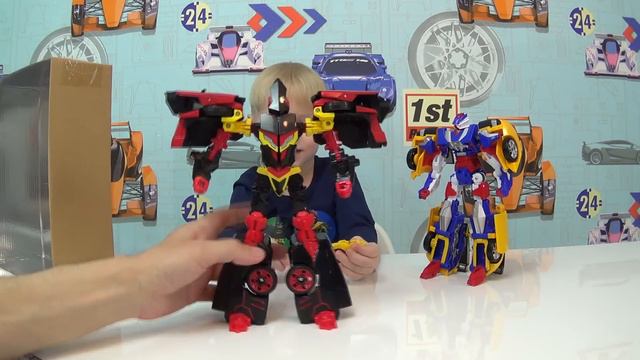 Трансформеры игрушки. Автобот из мультика Hello Carbot.