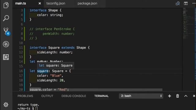 TypeScript 037 - Interface의 Inheritance смотреть онлайн